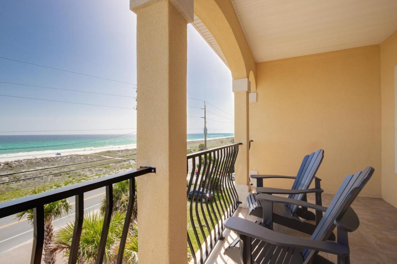 2 Gulf View Balconies! 3 Story Townhome With 4 Bedrooms, 4 Bathrooms! Sleeps12 Panama City Beach Kültér fotó