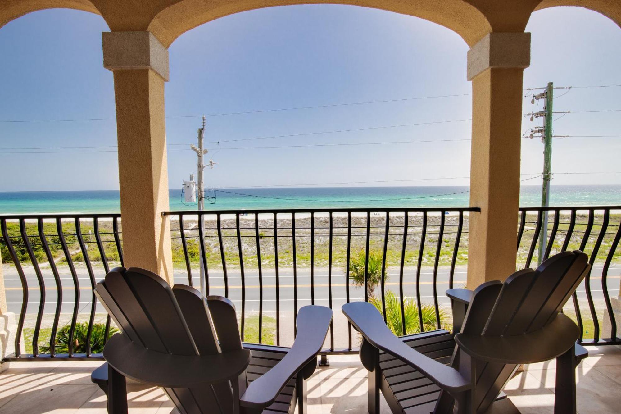 2 Gulf View Balconies! 3 Story Townhome With 4 Bedrooms, 4 Bathrooms! Sleeps12 Panama City Beach Kültér fotó